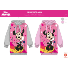 Homyl Disney Minnie egér kapucnis pulóver kislányoknak - szürke - 128 gyerek póló