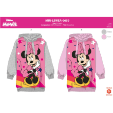 Homyl Disney Minnie egér kapucnis pulóver kislányoknak - szürke - 98