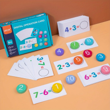 Homyl Montessori fa matematikai művelet oktató játék kreatív és készségfejlesztő