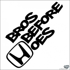 Honda matrica Bros Before Hoes matrica
