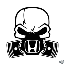 Honda matrica halálfej matrica