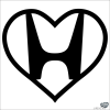  Honda matrica szív