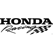  Honda Racing zászlóval matrica matrica