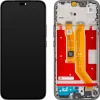 Honor 400 Lite fekete gyári LCD kijelző érintővel és kerettel (0235ANTF)