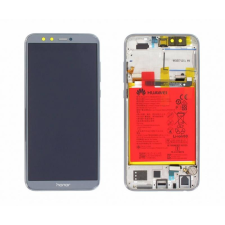 Honor 9 Lite szürke gyári LCD + érintőpanel kerettel, akkumulátorral mobiltelefon, tablet alkatrész