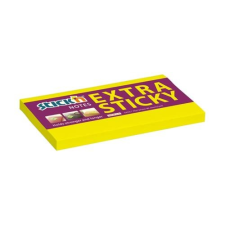 HOPAX Öntapadó jegyzettömb STICK`IN extra erős 76x127 mm neon sárga 90 lap jegyzettömb