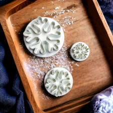  Hópehely, Jégvirág Fondant Kiszúró Rugós - 3 részes sütés és főzés