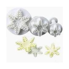  Hópehely rugós kiszúró 3 részes sütés és főzés