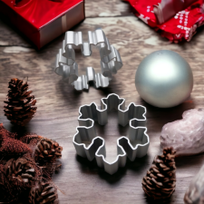  Hópehely Sütikiszúró Fém - 5.5 cm sütés és főzés