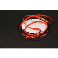  Hópelyhes  szatén szalag 6mmx20m  piros konyhai eszköz