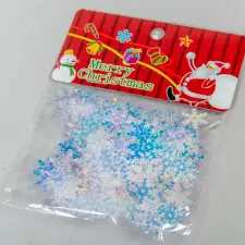 Hópihék flitter zacskóban 1,5cm dekorációs kellék