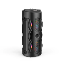  Hordozható bluetooth karaoke LED-es hangszóró, mikrofon, távirányító hordozható hangszóró