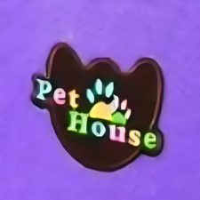  Hordozható kisállat házikó-egy tetős - Lila szállítóbox, fekhely kutyáknak