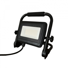  Hordozható LED-es fényvető, 50 W, 4000 lm, IP44 kültéri világítás