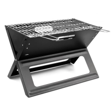 Hordozható összecsukható grill széntálcával grillsütő