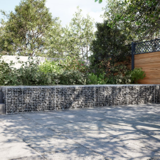  Horganyzott vas gabion kosár fedéllel 1000 x 100 x 50 cm kerti tárolás