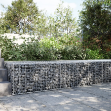  Horganyzott vas gabion kosár fedéllel 200 x 100 x 50 cm kerti tárolás