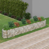  horganyzott vas gabion magaságyás 400 x 50 x 50 cm