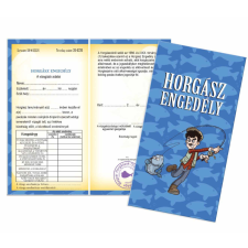  Horgász engedély Bizonyítvány ajándéktárgy