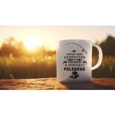  Horgász felesége bögre egyedi ajándék