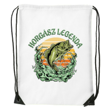 Horgász legenda - Sport táska fehér tornazsák