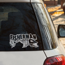  Horgász matrica - Fisherman információs címke