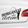  Horgász matrica - Horgászat az életem