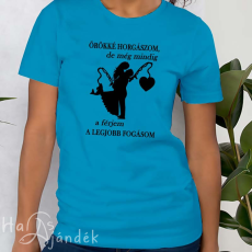  Horgász póló - A legjobb fogásom a férjem