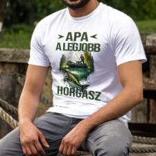 Horgász póló apának - Apa a legjobb horgász női póló