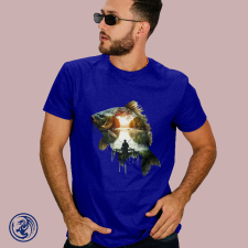  Horgászat az életem férfi póló ajándéktárgy