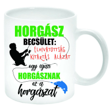 Horgászbecsület bögre (másik oldalra saját fotó és felirat kérhető) bögrék, csészék