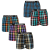 HORSEFEATHERS 5PACK férfi rövidnadrágHorsefeathers Agyagcsomag 1 (AM284A) M