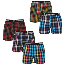 HORSEFEATHERS 5PACK férfi rövidnadrágHorsefeathers Agyagcsomag 3 (AM284C) M