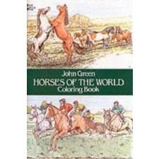  Horses of the World Colouring Book – John Green idegen nyelvű könyv
