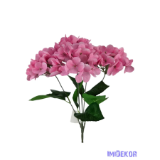  Hortenzia csokor 42 cm - Rózsaszín dekorációs kellék