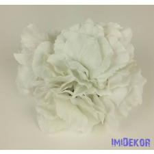  Hortenzia selyemvirág fej 15cm - Fehér dekoráció