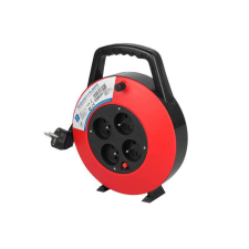  Hosszabbító kábeldob - 10m, 3x1 mm² hosszabbító, elosztó