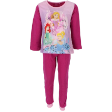  Hosszú pizsama gyerekeknek Disney Princess, fukszia, 2 éves - 92 CM