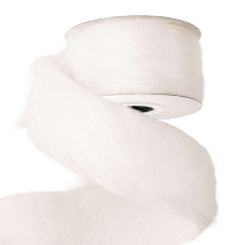  Hosszú szőrmés szalag 63mm x 2.7m - Ekrü szalag, masni