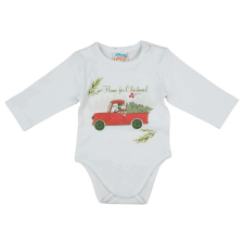 Hosszú ujjú baba body karácsonyi Mickey egér mintával - 80-as méret kombidressz, body
