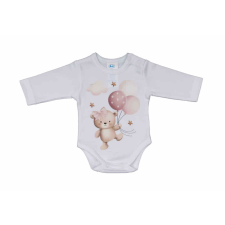 Hosszú ujjú baba body Macis mintával kombidressz, body