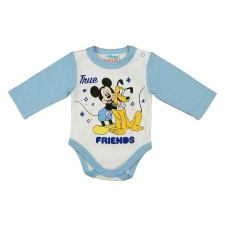 Hosszú ujjú baba body Mickey egér és Pluto mintával kombidressz, body