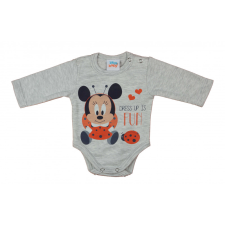 Hosszú ujjú baba body Minnie egér mintával kombidressz, body