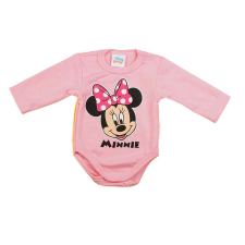 Hosszú ujjú bolyhos baba body Minnie egér mintával - 92-es méret kombidressz, body