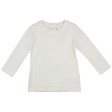  Hosszú ujjú fehér lányka póló - 116-os méret gyerek póló