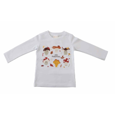  Hosszú ujjú kislány póló cuki gombák mintával babapóló, ing