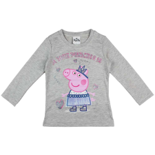 Hosszú ujjú kislány póló Peppa malac mintával gyerek póló