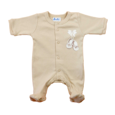  Hosszú ujjú pamut rugdalózó – Kis cipő mintával rugdalózó