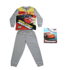  Hosszú vékony pamut gyerek pizsama - Verdák - Drag strip masters felirattal - Jersey