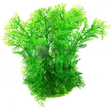  Hosszúszárú akváriumi műnövény szerteágazó apró zöld levelekkel 22 cm akvárium dekoráció